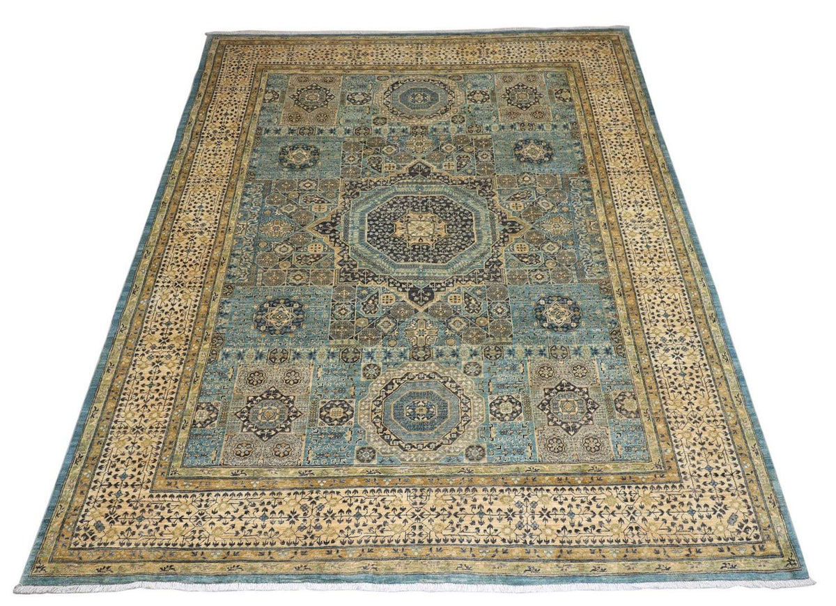 Ziegler Teppich 355 x 270 cm - hellblau