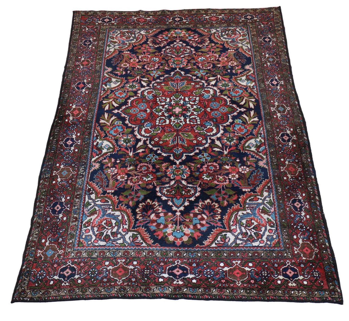 Perserteppich - Nomadic 205 x 142 cm - dunkelblau