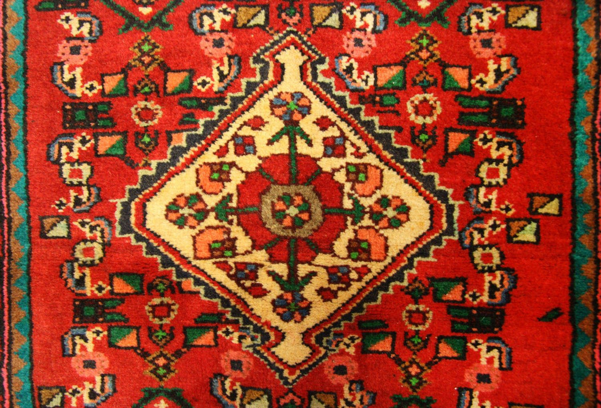 Perserteppich - Nomadic 367 x 80 cm - rot