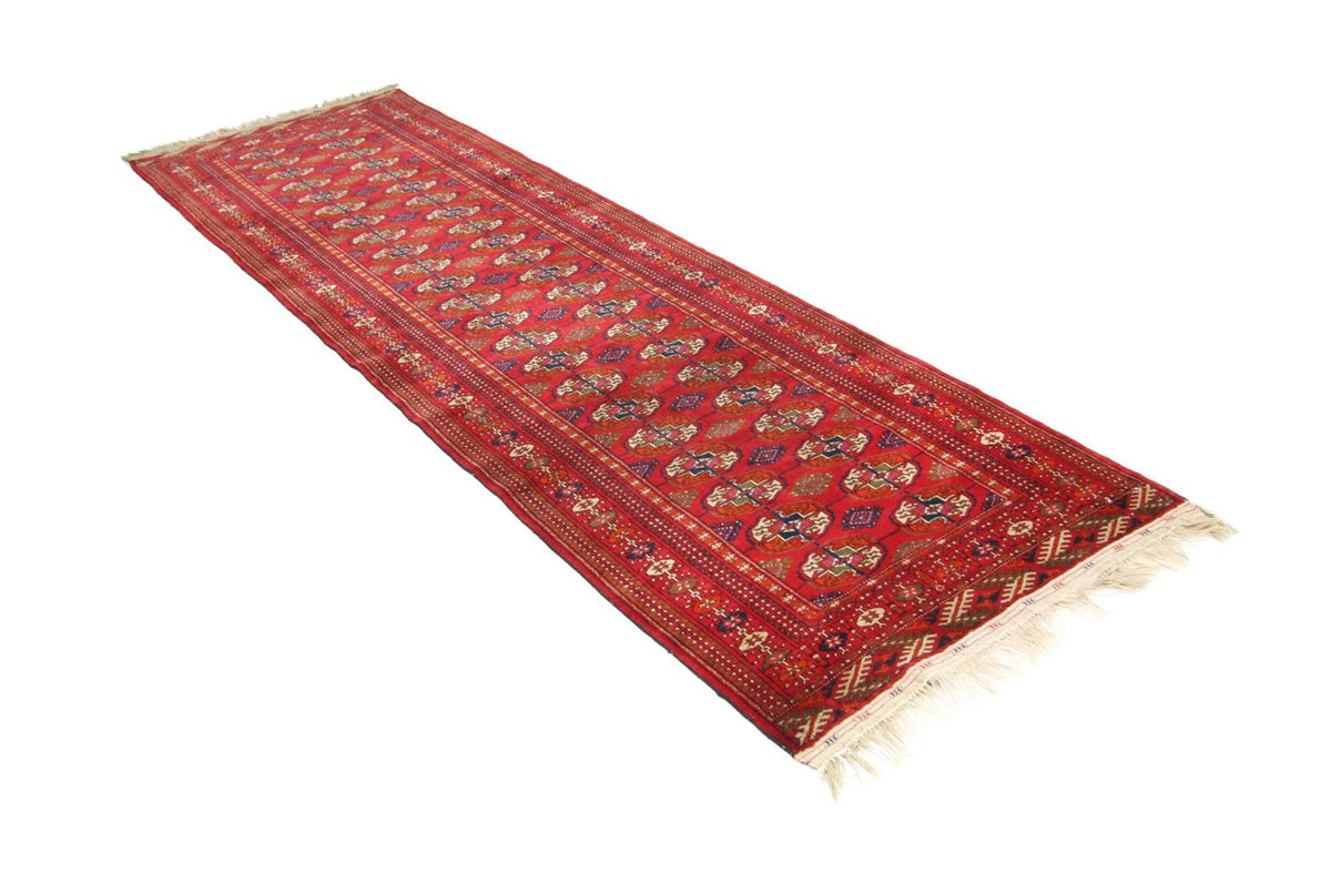 Afghan Teppich - Buchara 285 x 88 cm - rot
