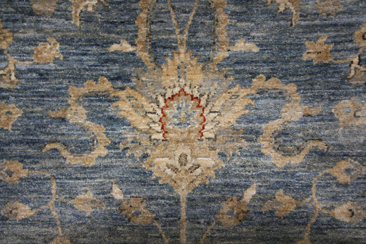 Ziegler Teppich 297 x 197 cm - blau
