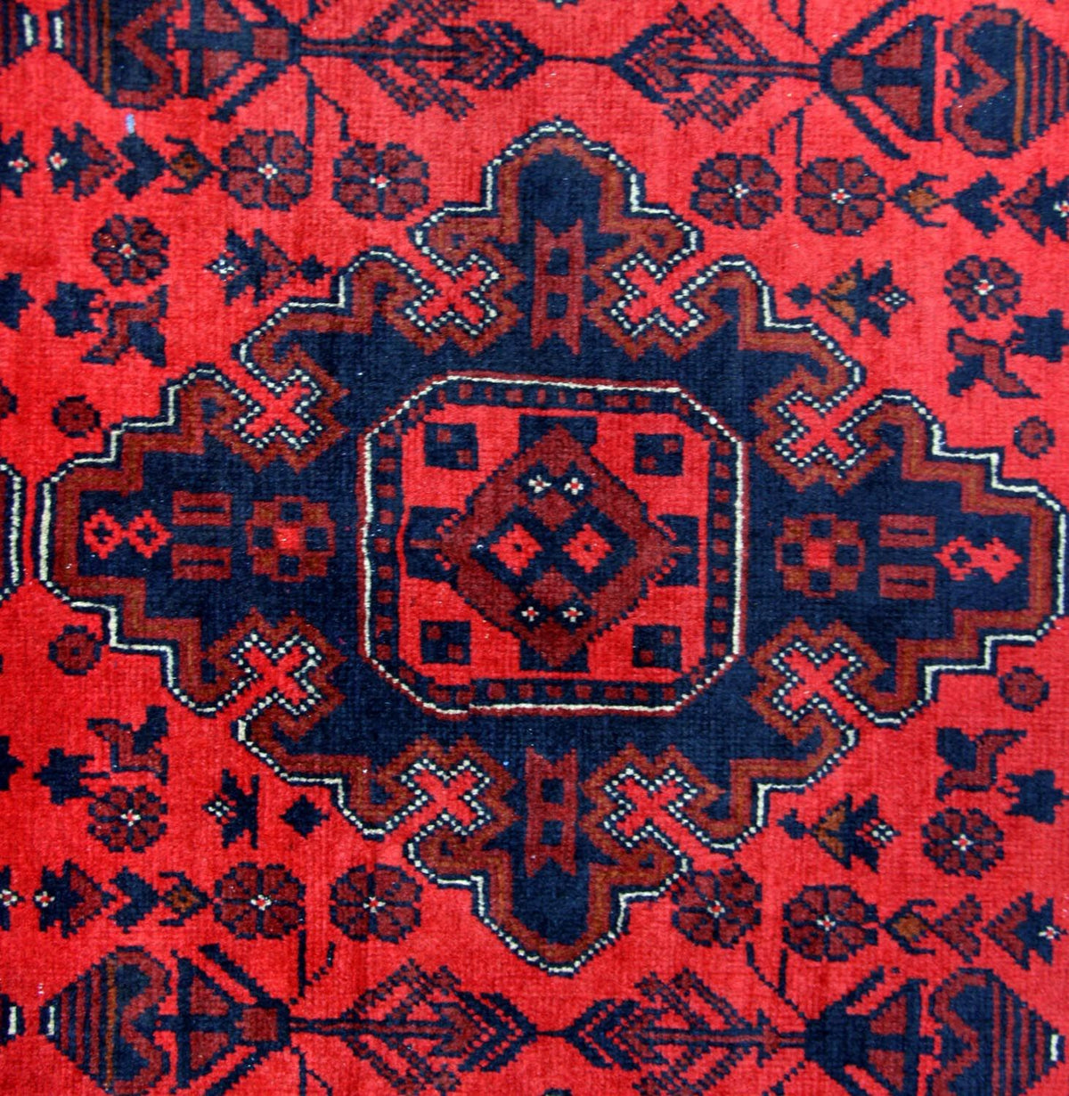 Afghan Teppich - Kunduz 292 x 197 cm - rot