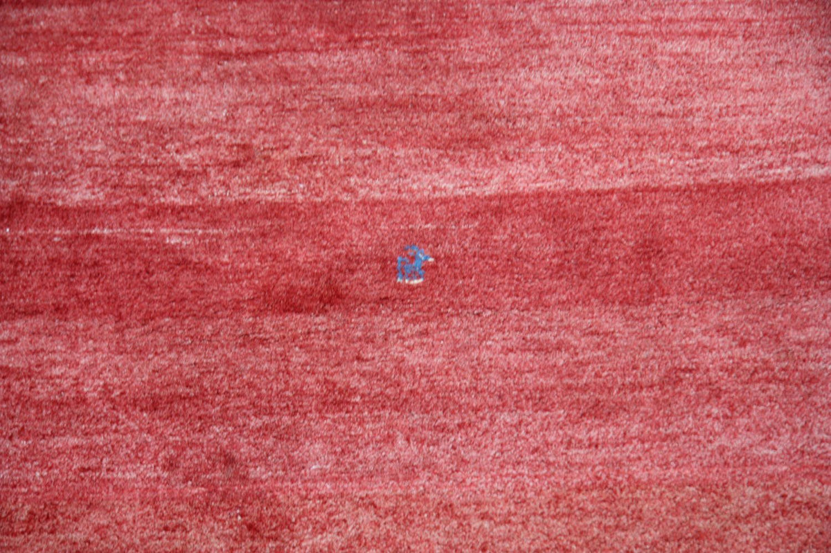 Gabbeh Teppich - Perser 111 x 111 cm - rot