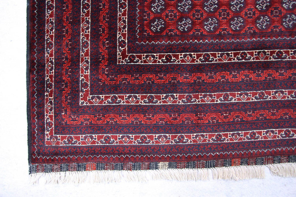 Afghan Teppich - Buchara 293 x 196 cm - rot