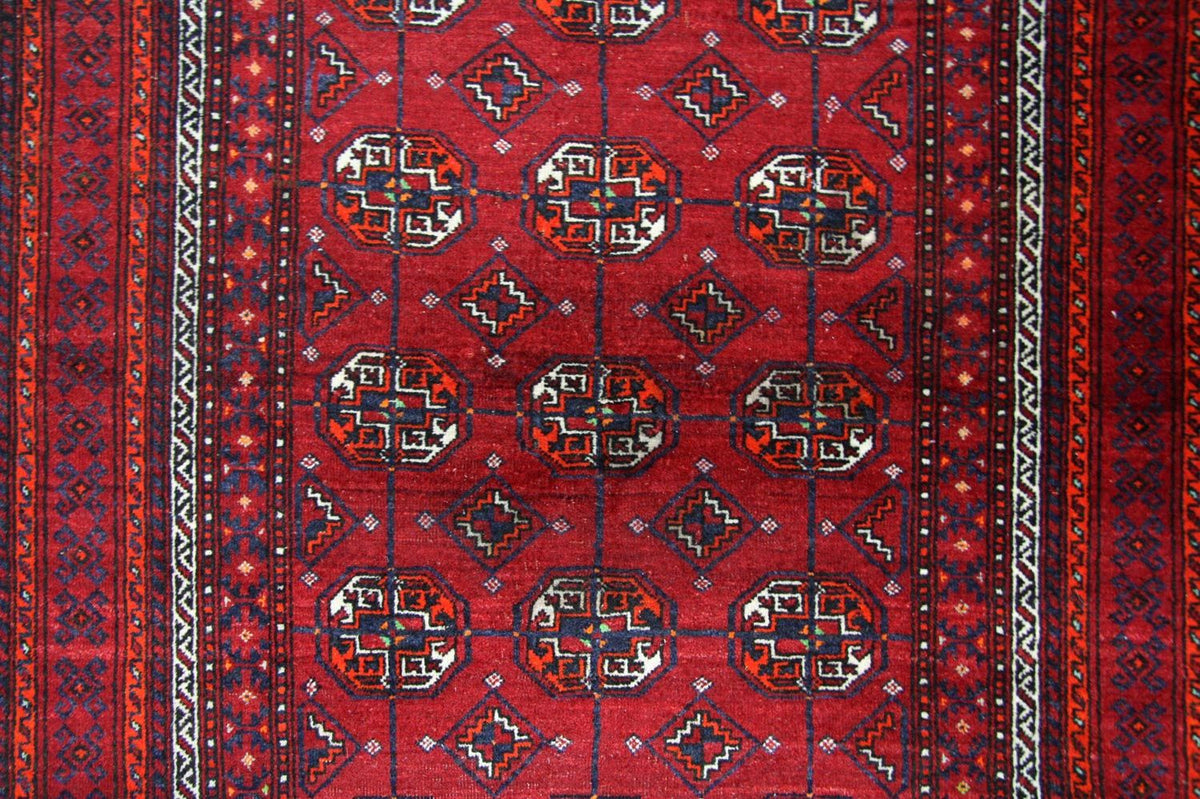 Belutsch Teppich 208 x 123 cm - rot