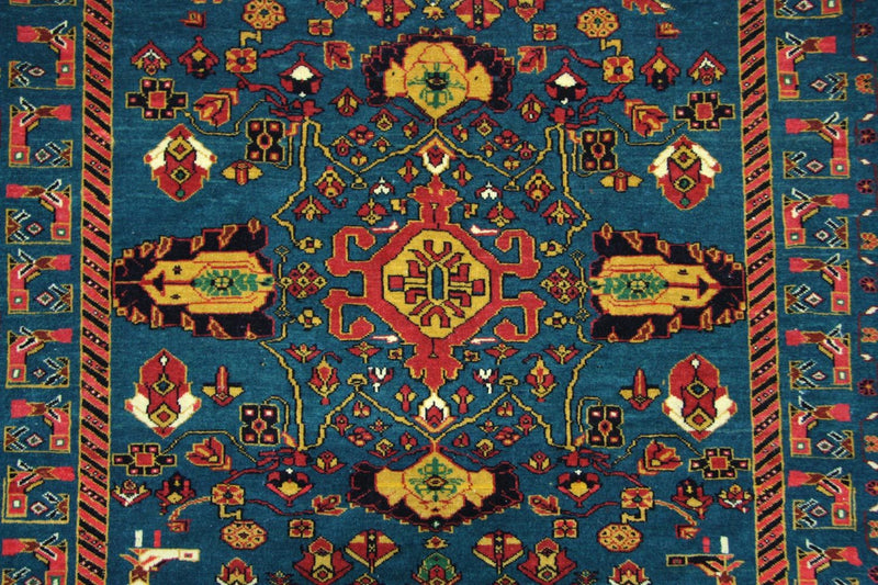 Afghan Teppich 182 x 123 cm - blau