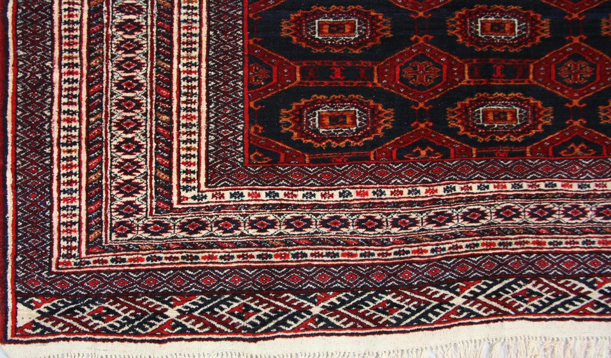 Afghan Teppich 177 x 133 cm - blau