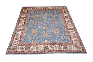 Ziegler Teppich 304 x 249 cm - blau