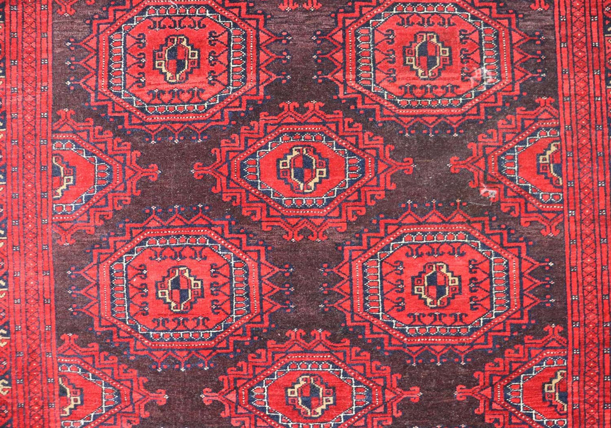 Belutsch Teppich 190 x 129 cm - rot