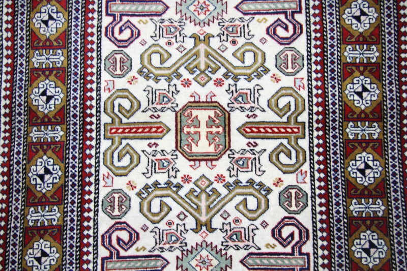 Ziegler Teppich - Kazak 127 x 85 cm - blau