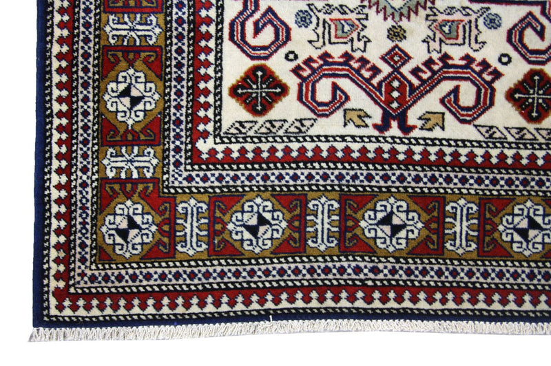 Ziegler Teppich - Kazak 127 x 85 cm - blau