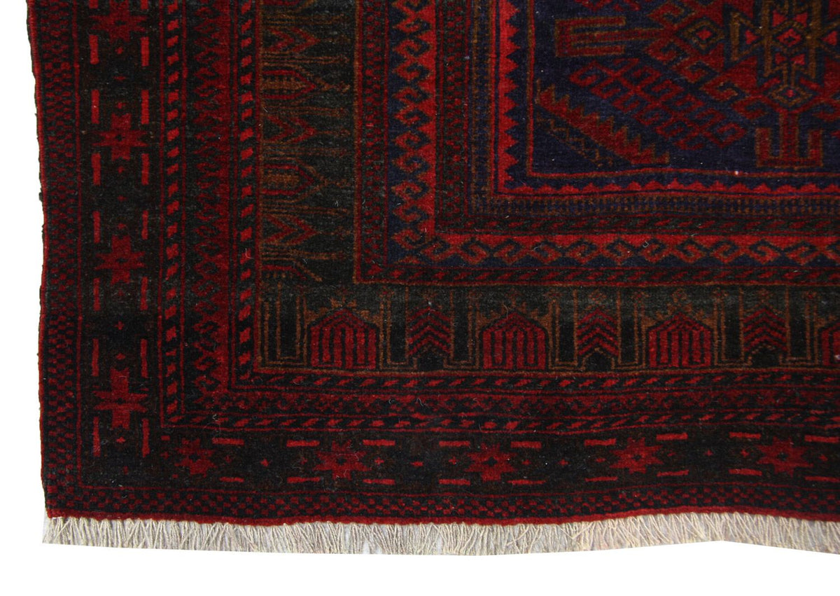Belutsch Teppich 151 x 107 cm - blau