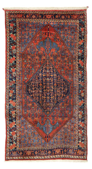 Perserteppich - Bidjar - 257 x 143 cm - dunkelrot
