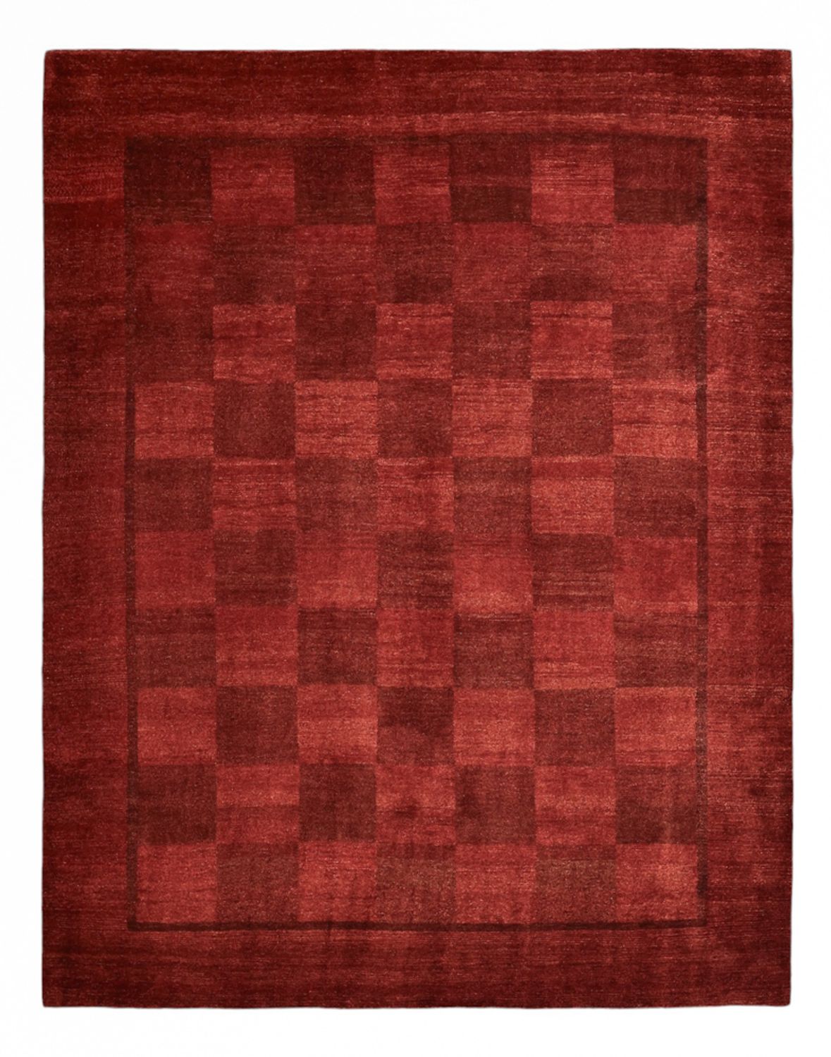Gabbeh Teppich - Perser - 327 x 259 cm - dunkelrot