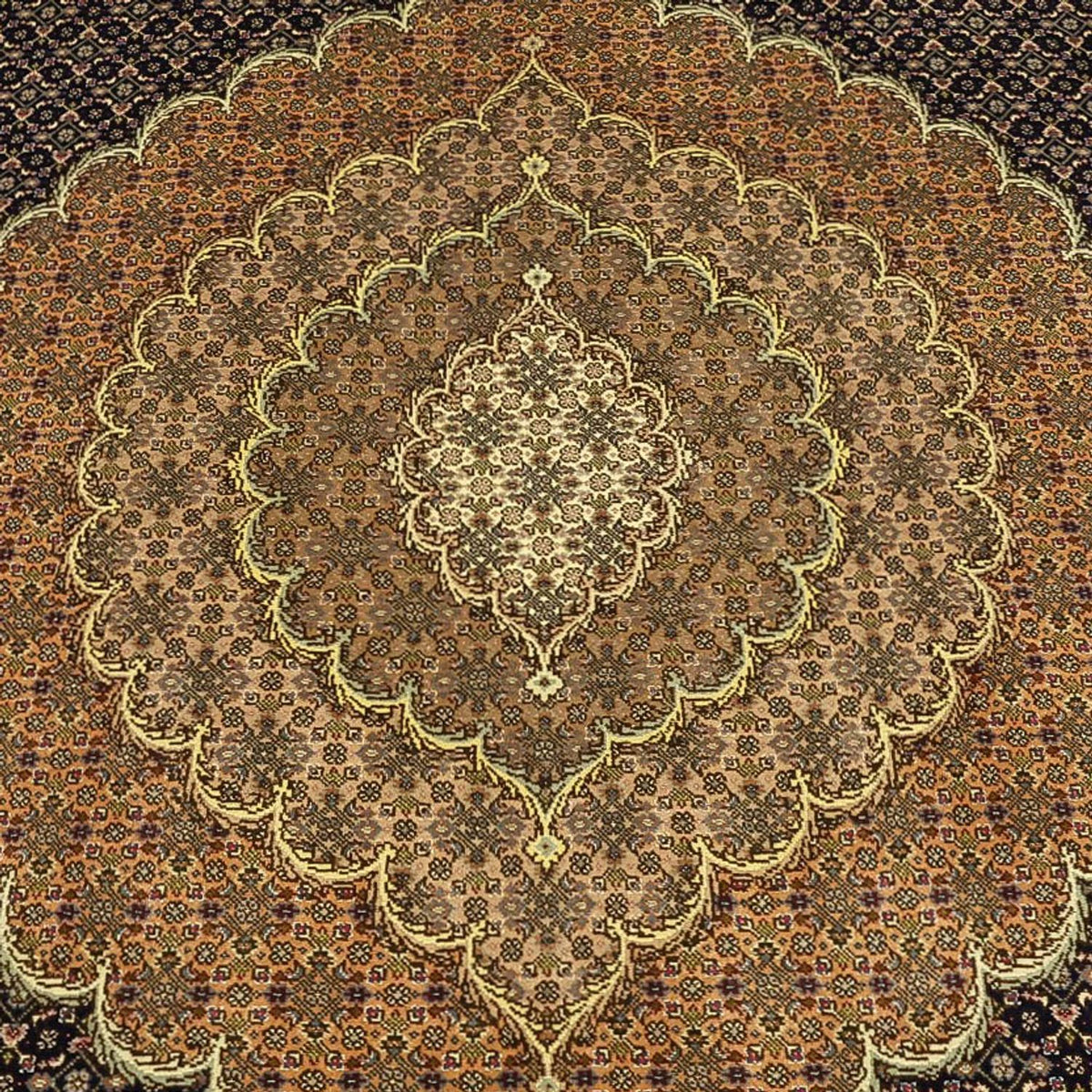 Perserteppich - Täbriz - Royal - Royal - 350 x 249 cm - dunkelbraun