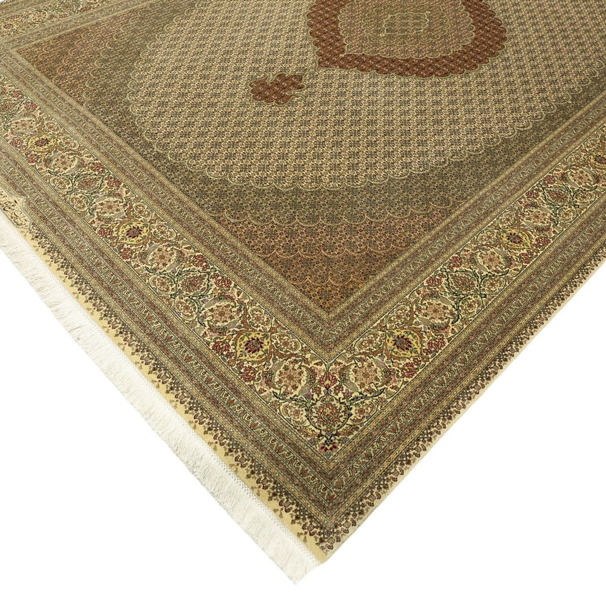 Perserteppich - Täbriz - Royal - Royal - 357 x 248 cm - hellbeige