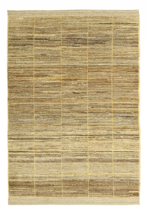 Gabbeh Teppich - Loribaft Perser - 141 x 104 cm - beige
