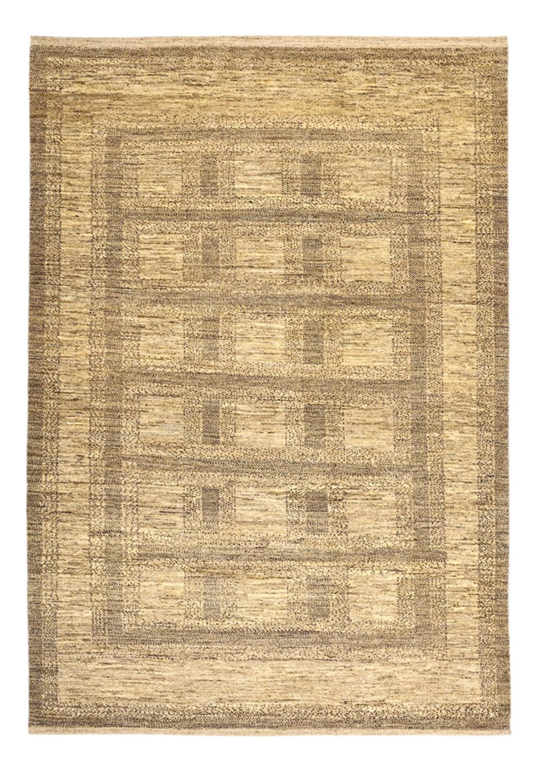 Gabbeh Teppich - Loribaft Perser - 236 x 165 cm - dunkelbeige