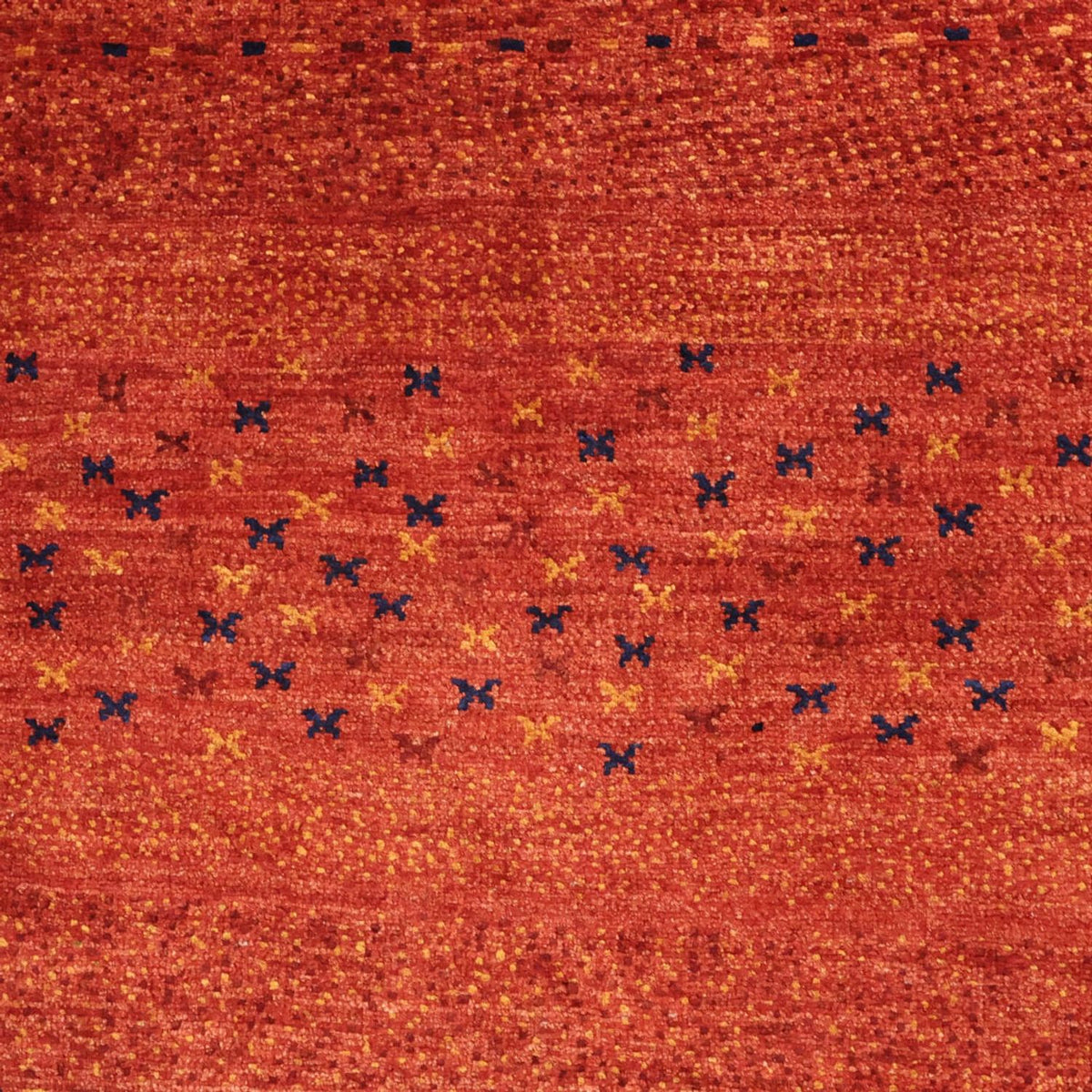 Gabbeh Teppich - Kaschkuli Perser quadratisch - 116 x 102 cm - mehrfarbig