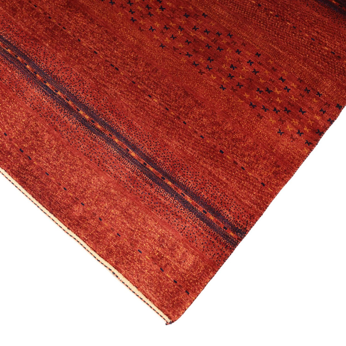 Gabbeh Teppich - Kaschkuli Perser quadratisch - 116 x 102 cm - mehrfarbig