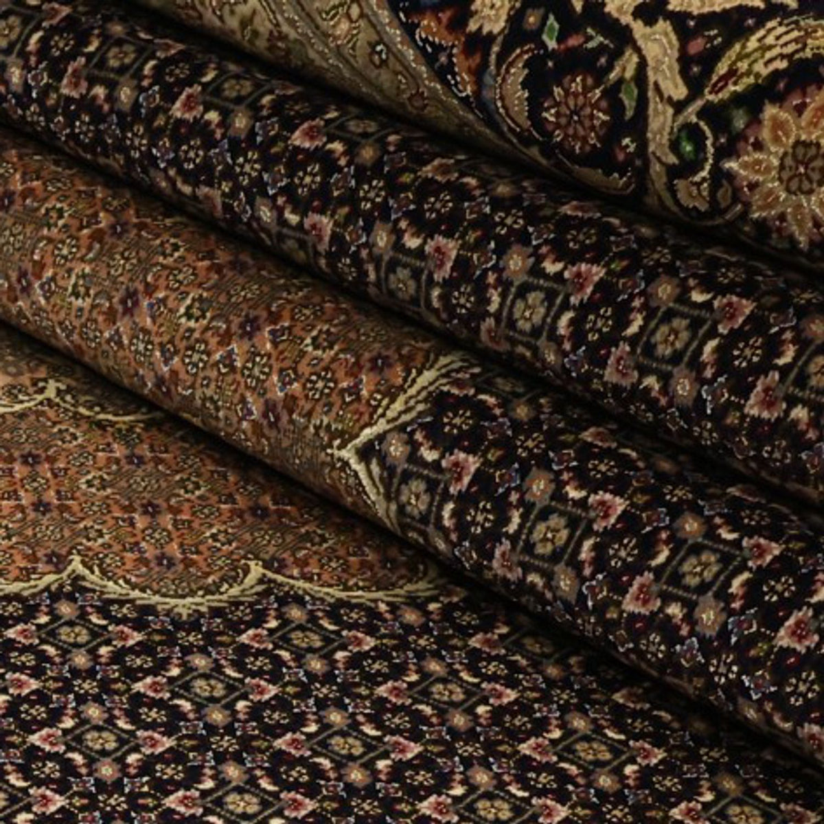 Perserteppich - Täbriz - Royal - Royal - 354 x 248 cm - dunkelbraun