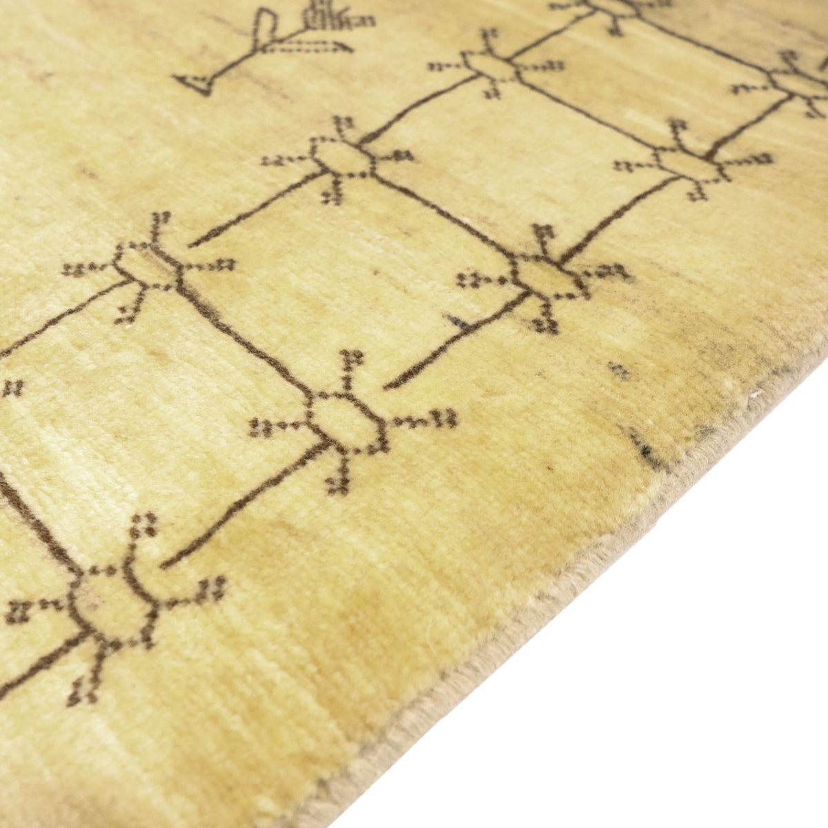 Gabbeh Teppich - Kaschkuli Perser - 150 x 101 cm - beige