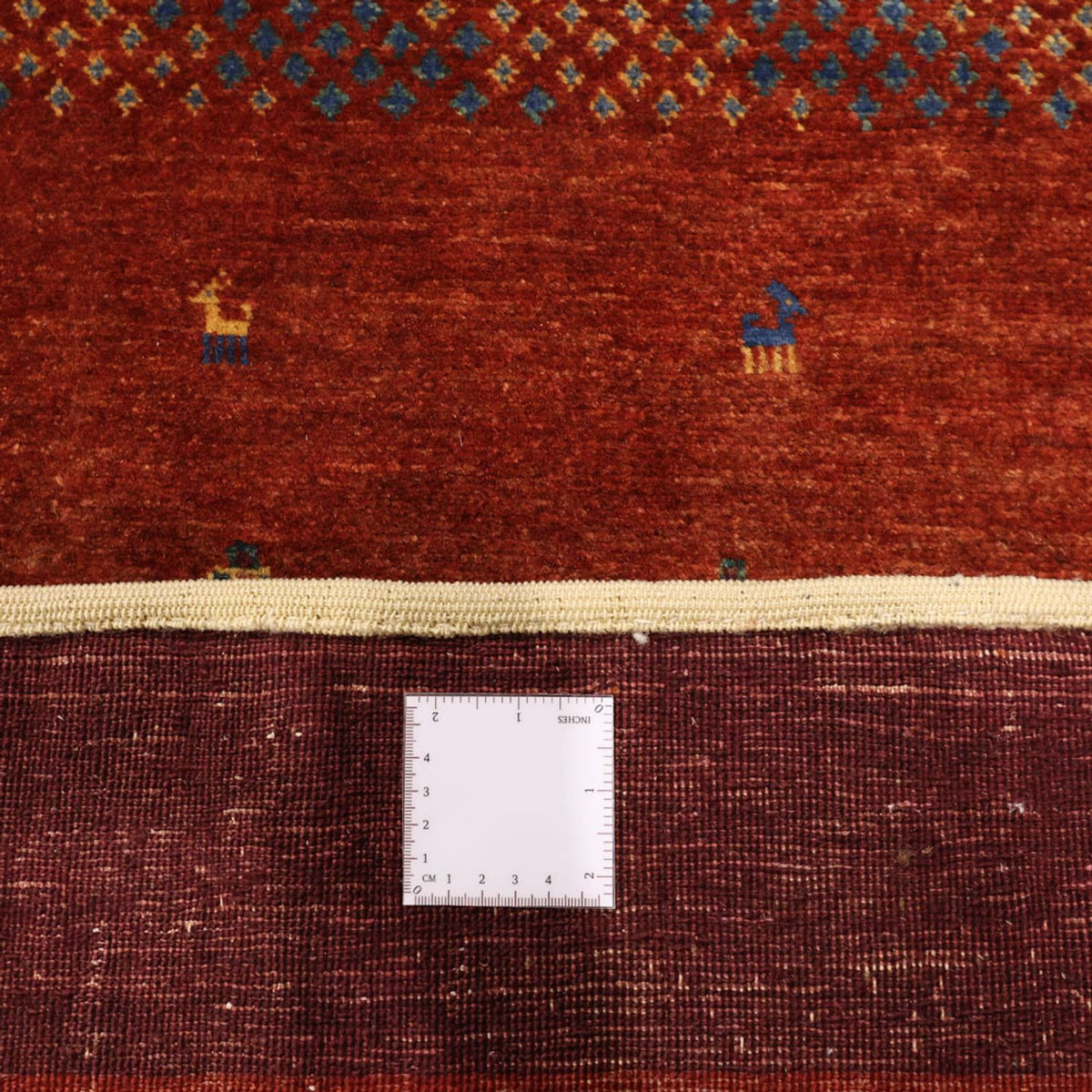 Gabbeh Teppich - Kaschkuli Perser - 157 x 104 cm - rot