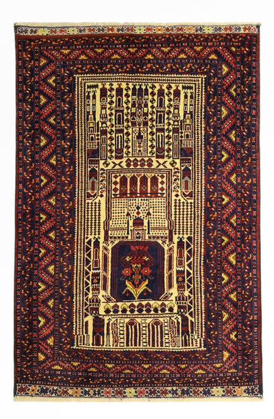 Belutsch Teppich 96x142cm - Orientteppich