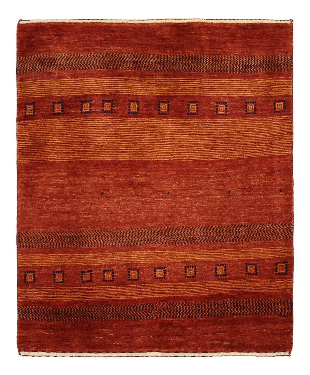 Gabbeh Teppich - Kaschkuli Perser - 96 x 79 cm - mehrfarbig