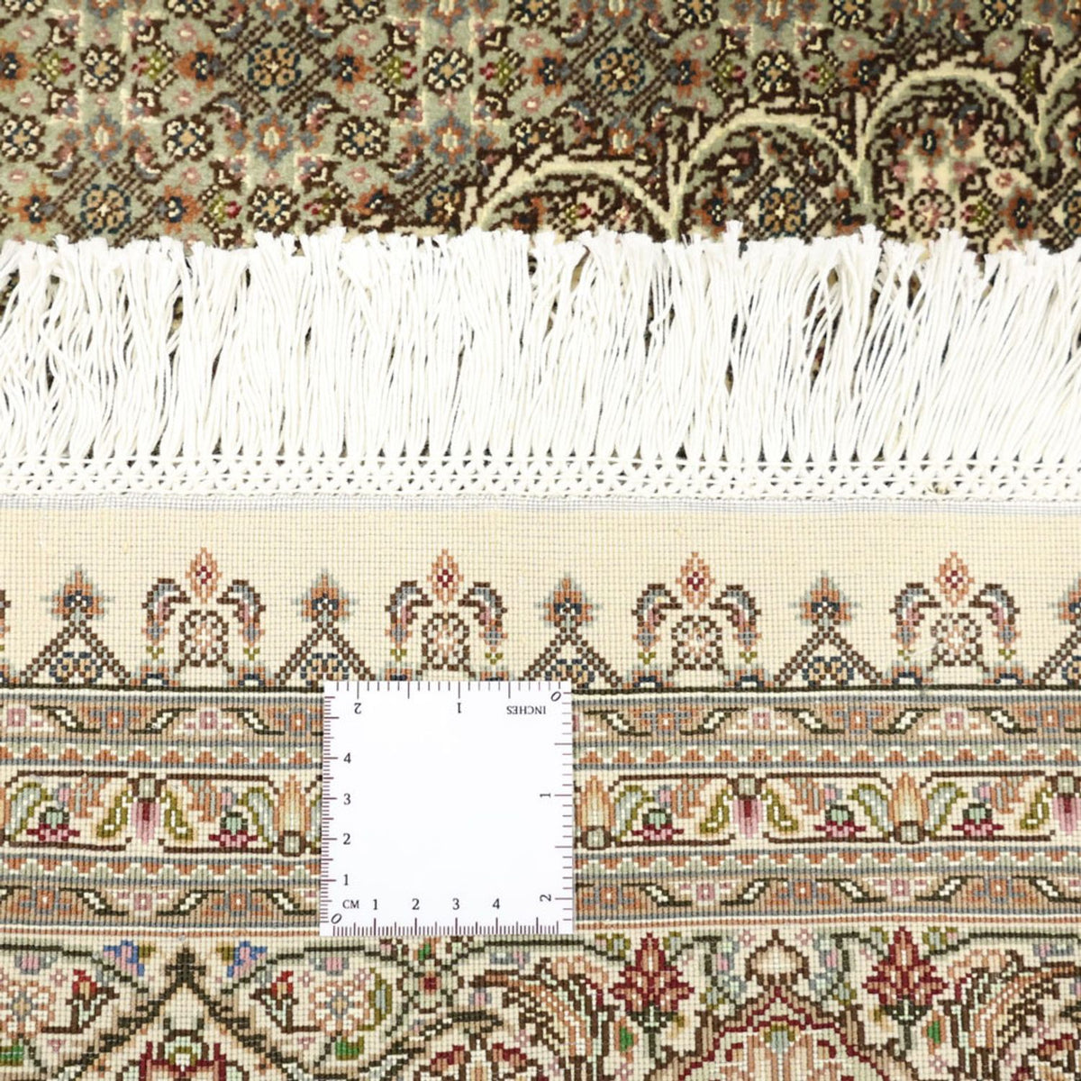 Perserteppich - Täbriz - Royal - Royal - 197 x 154 cm - dunkelbeige