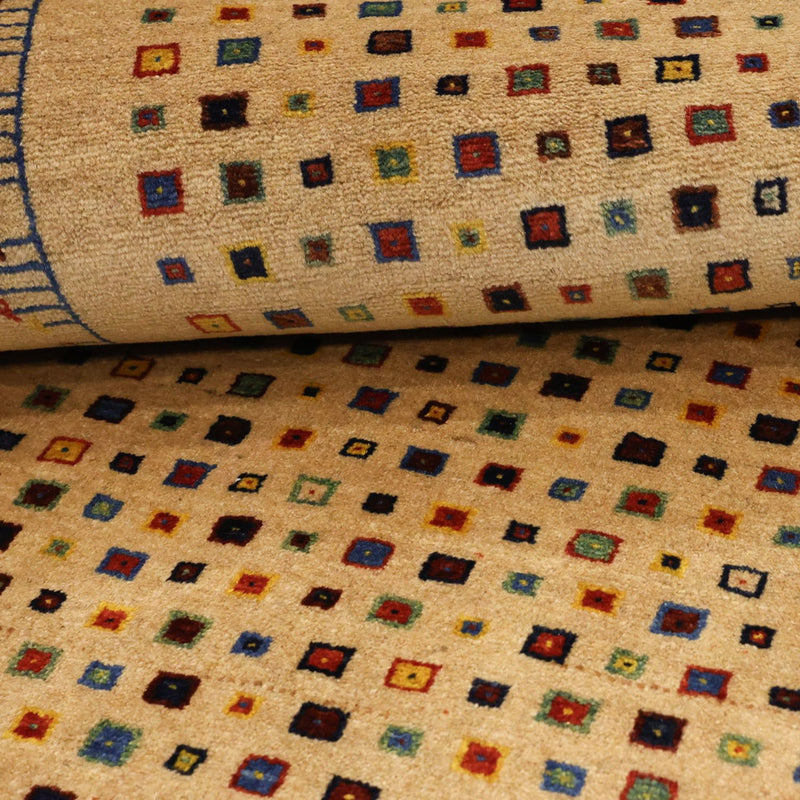 Gabbeh Teppich - Loribaft Perser - 164 x 79 cm - gold