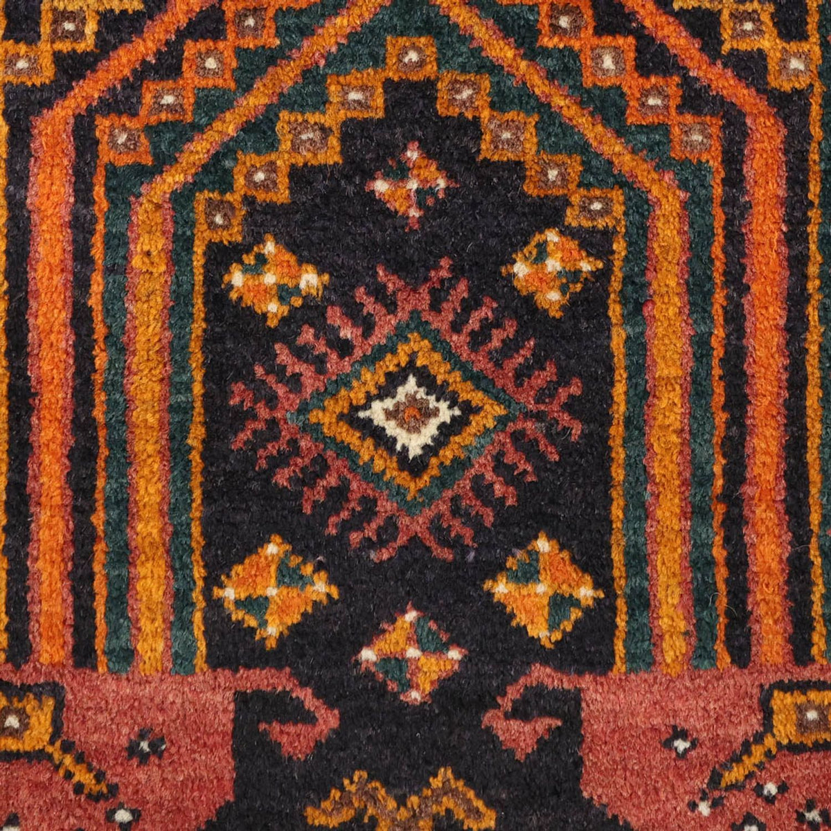 Läufer Belutsch - 249 x 113 cm - dunkelblau
