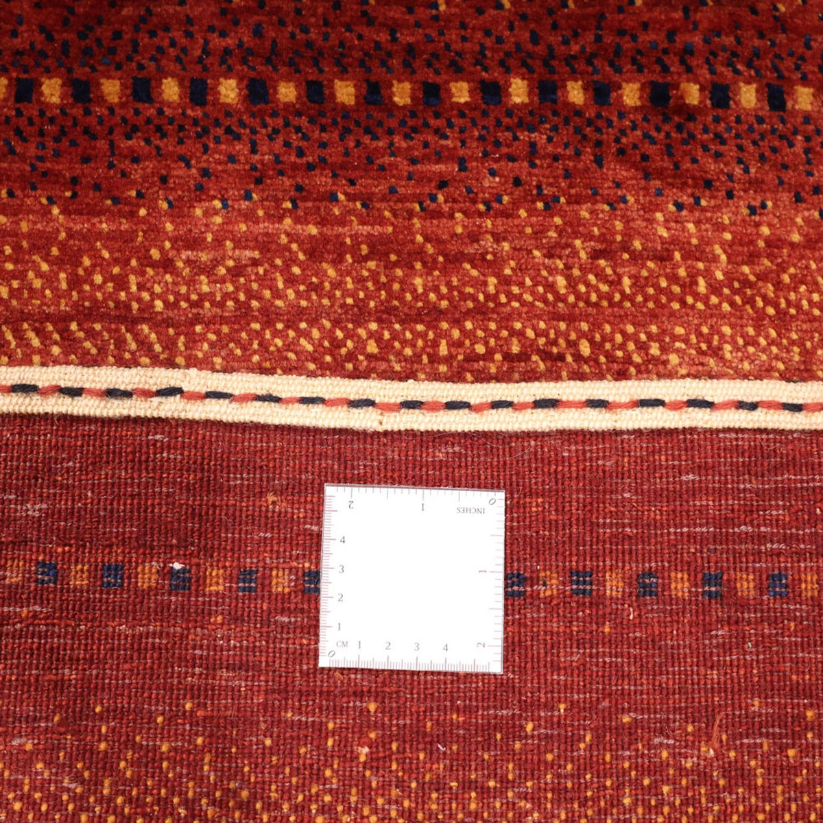Gabbeh Teppich - Kaschkuli Perser - 122 x 98 cm - rot