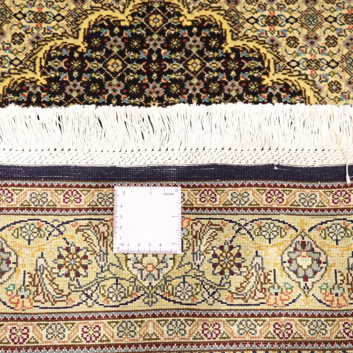 Perserteppich - Täbriz - Royal - 146 x 102 cm - dunkelgrün