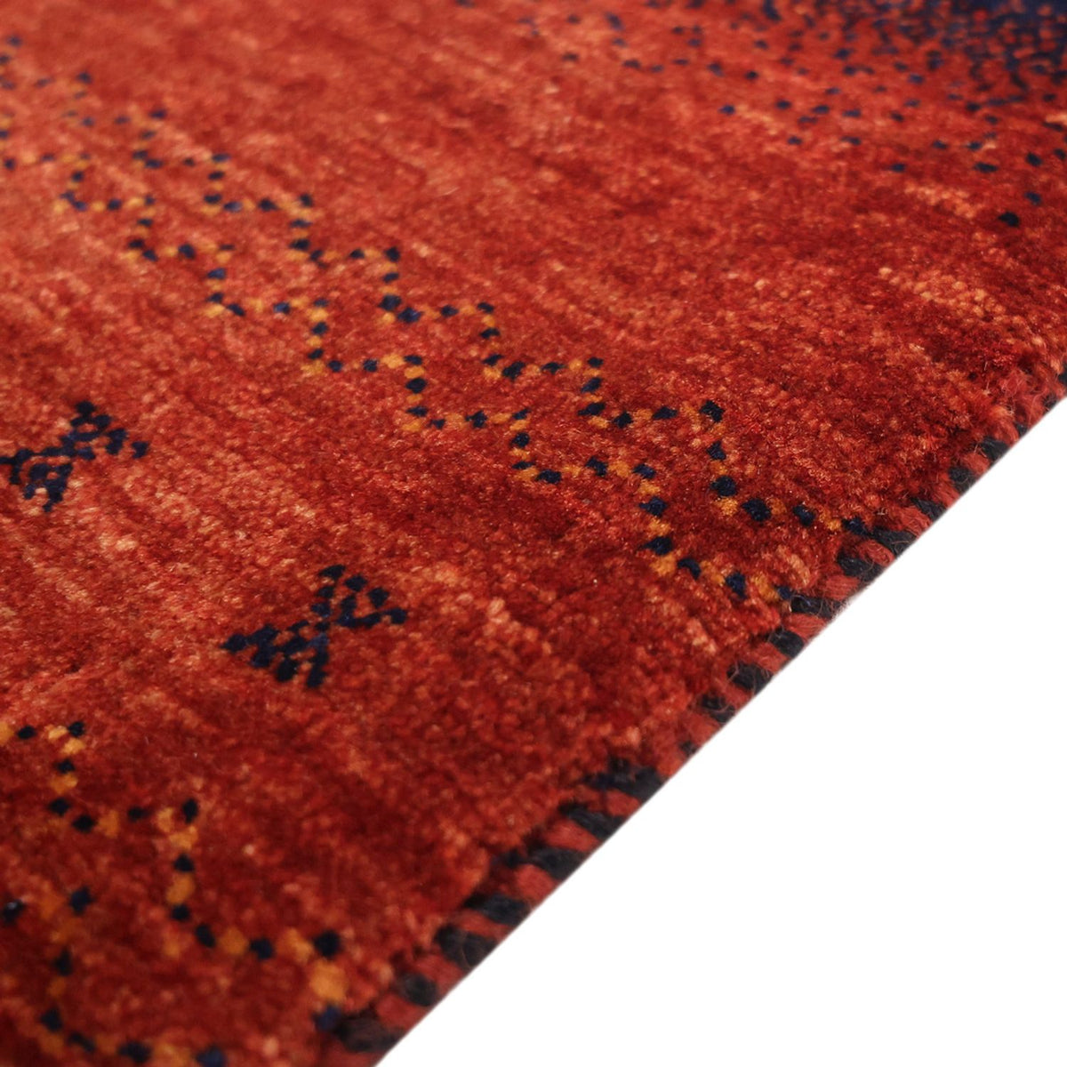 Gabbeh Teppich - Kaschkuli Perser quadratisch - 114 x 101 cm - mehrfarbig