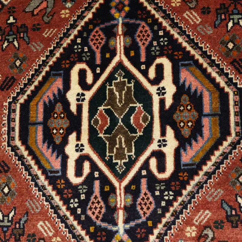 Gabbeh Teppich - Kaschkuli Perser - 150 x 105 cm - dunkelrot