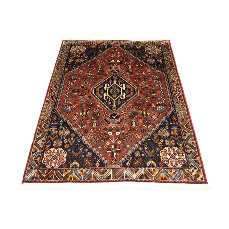 Gabbeh Teppich - Kaschkuli Perser - 150 x 105 cm - dunkelrot