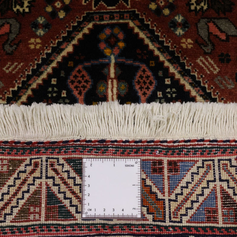 Gabbeh Teppich - Kaschkuli Perser - 150 x 105 cm - dunkelrot