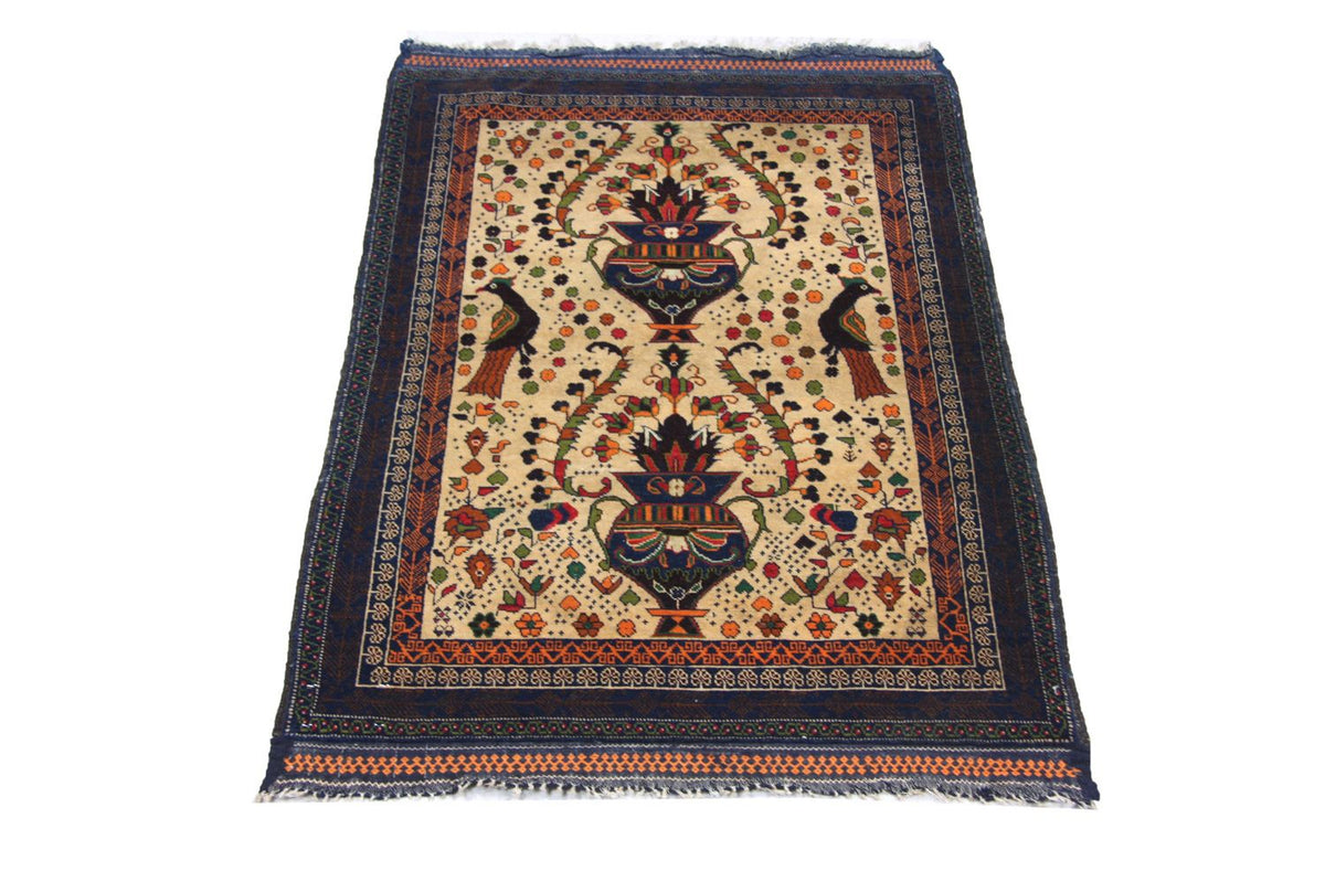 Belutsch Teppich 115 x 80 cm - beige