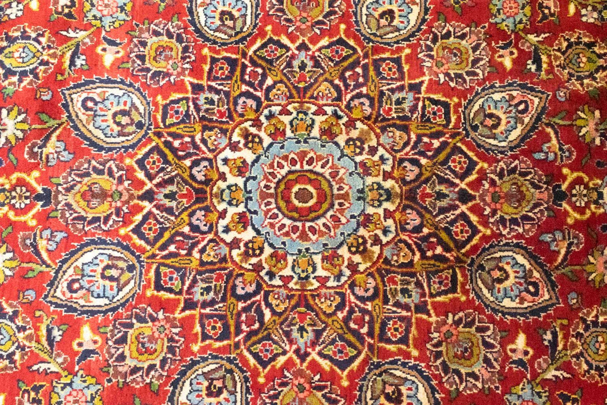 Perserteppich - Keshan 407 x 292 cm - rot