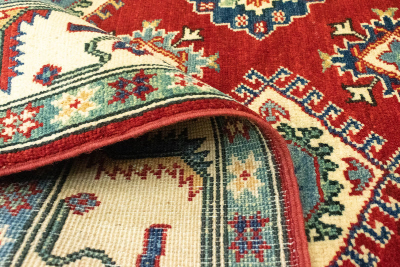 Ziegler Teppich - Kazak 199 x 146 cm - dunkelrot