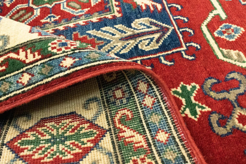 Ziegler Teppich - Kazak 212 x 146 cm - dunkelrot