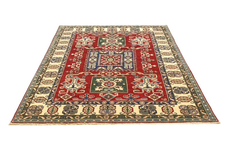 Ziegler Teppich - Kazak 212 x 146 cm - dunkelrot