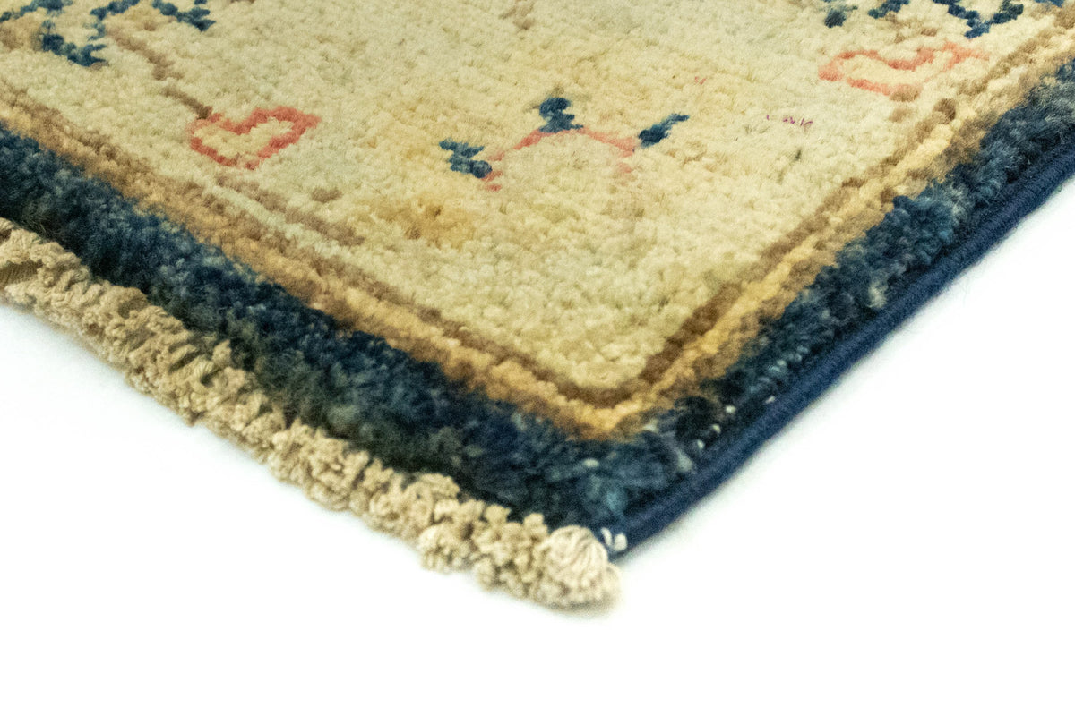Ziegler Teppich 96 x 62 cm - dunkelblau