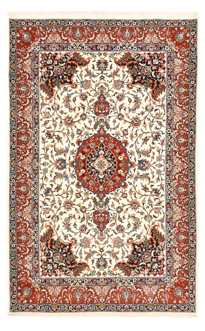 Perserteppich - Ghom - Royal - 216 x 140 cm - creme