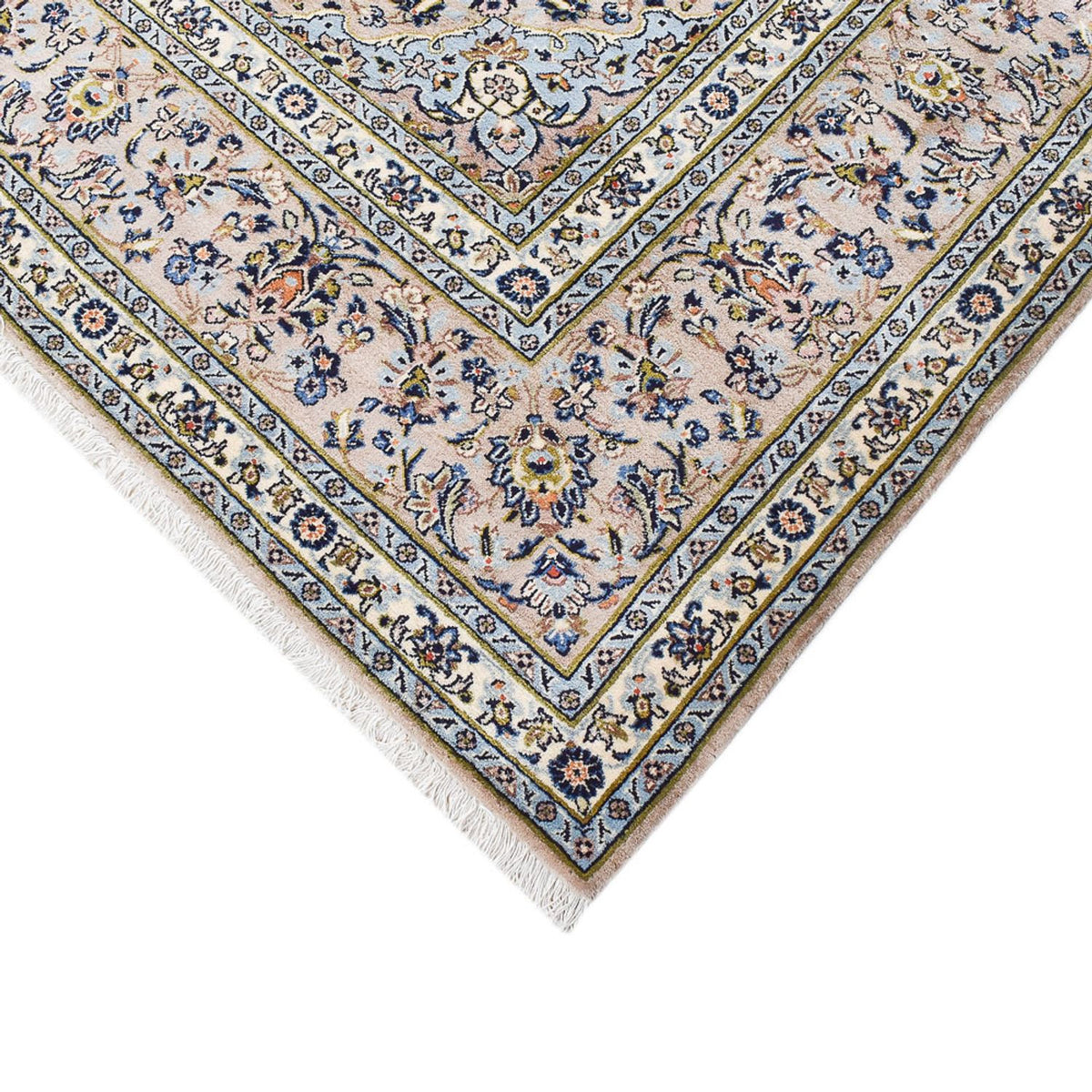 Perserteppich - Keshan - 352 x 257 cm - grau