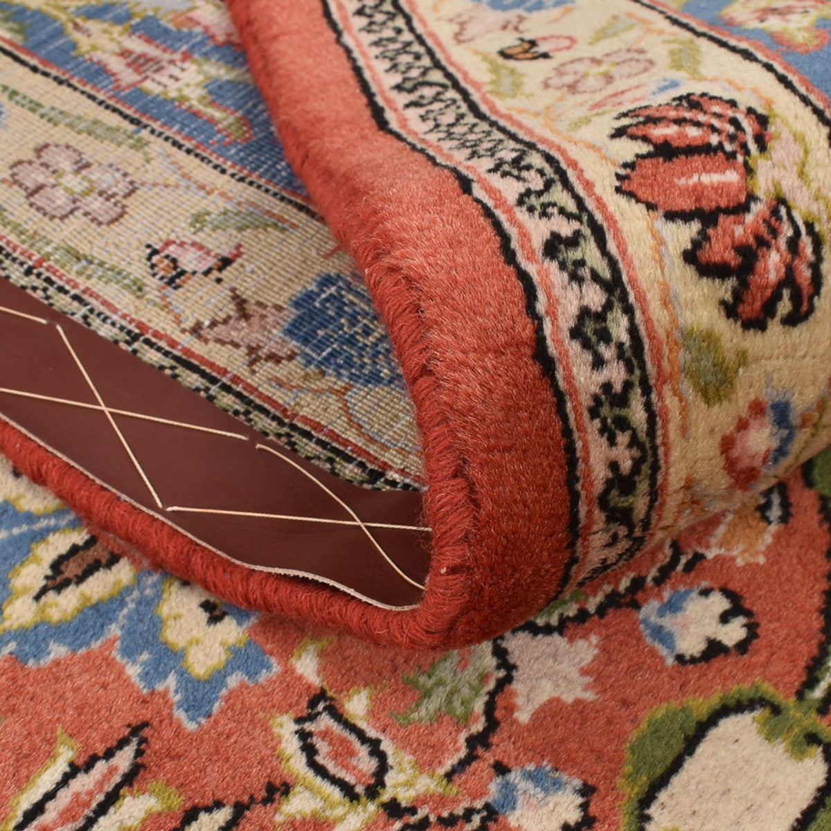 Läufer Perser - Keshan - 282 x 145 cm - mehrfarbig