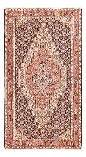 Kelim Teppich - Oriental - 238 x 132 cm - dunkelbeige