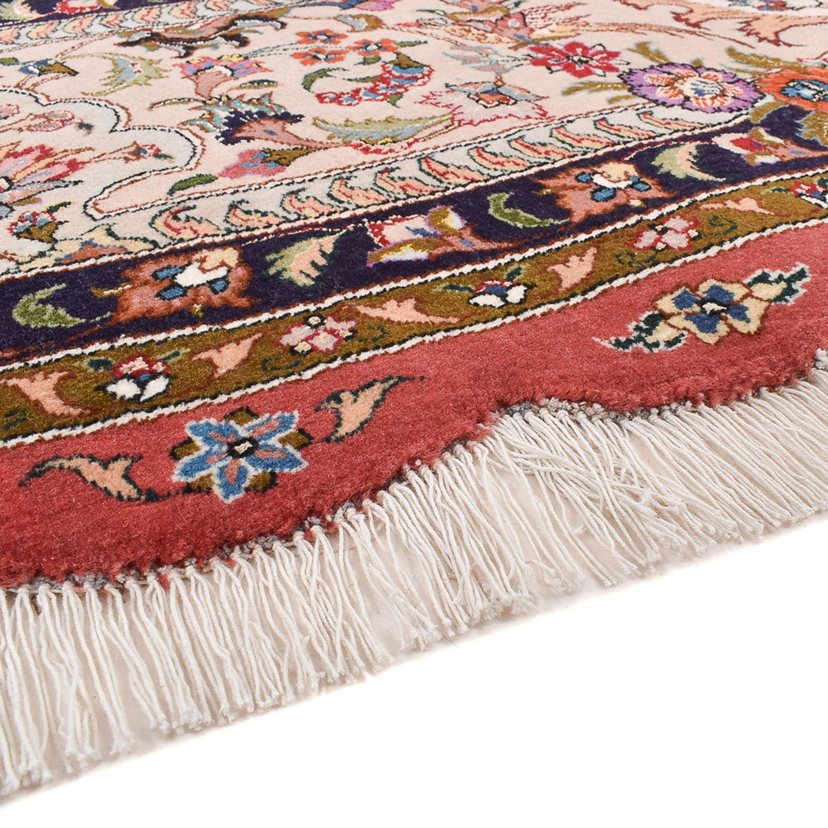 Perserteppich - Täbriz - Premium rund - 300 x 300 cm - rot