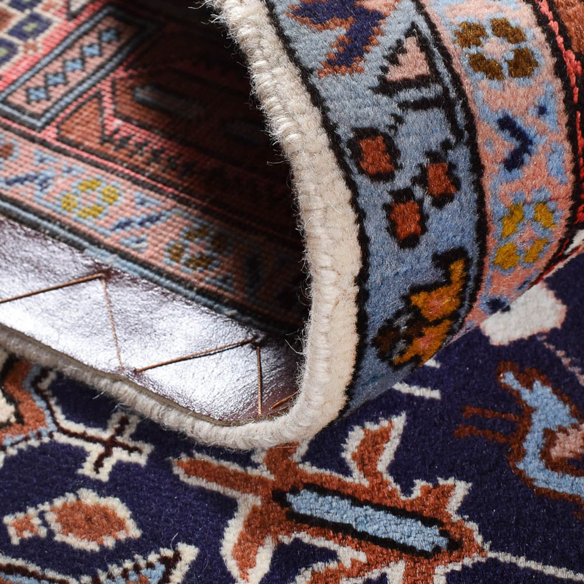 Perserteppich - Nomadic - 206 x 142 cm - mehrfarbig